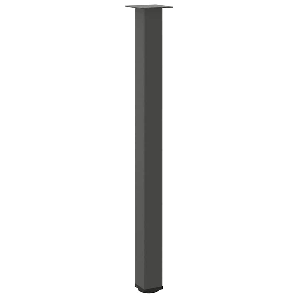 Bar Table Legs 4 pcs Anthracite 110-112 cm Steel
