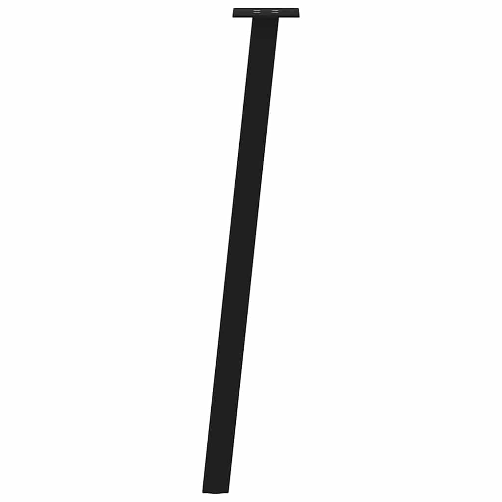 Console Table Legs 4 pcs Black 72 cm Steel