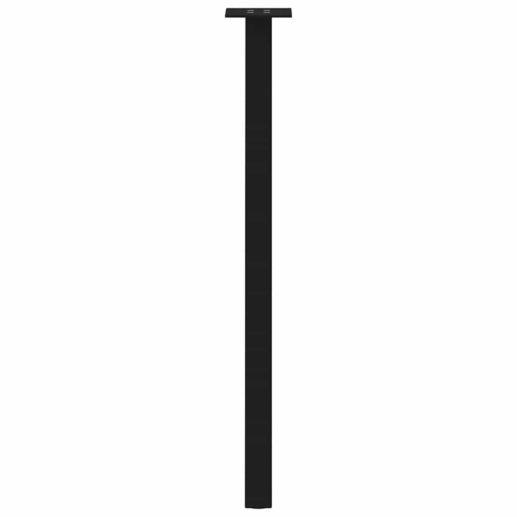 Console Table Legs 4 pcs Black 72 cm Steel