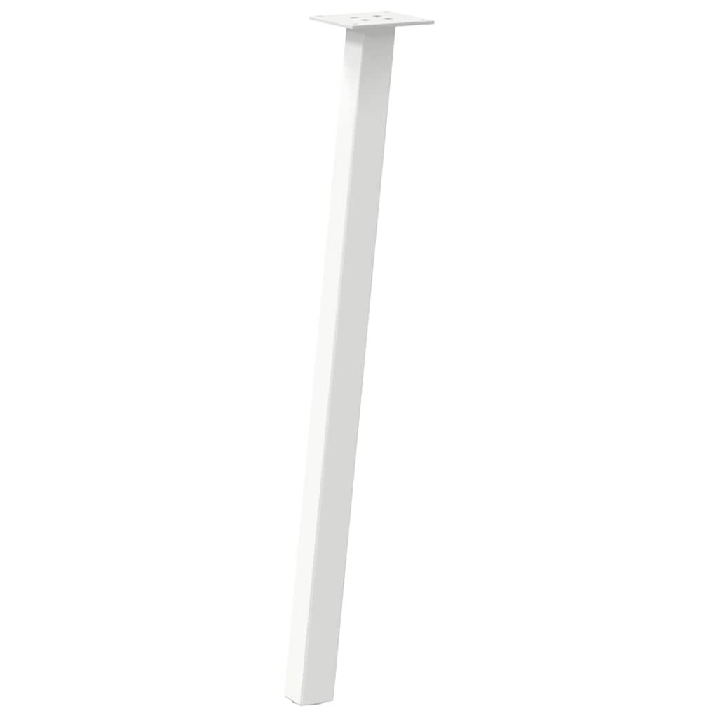 Console Table Legs 4 pcs White 72 cm Steel