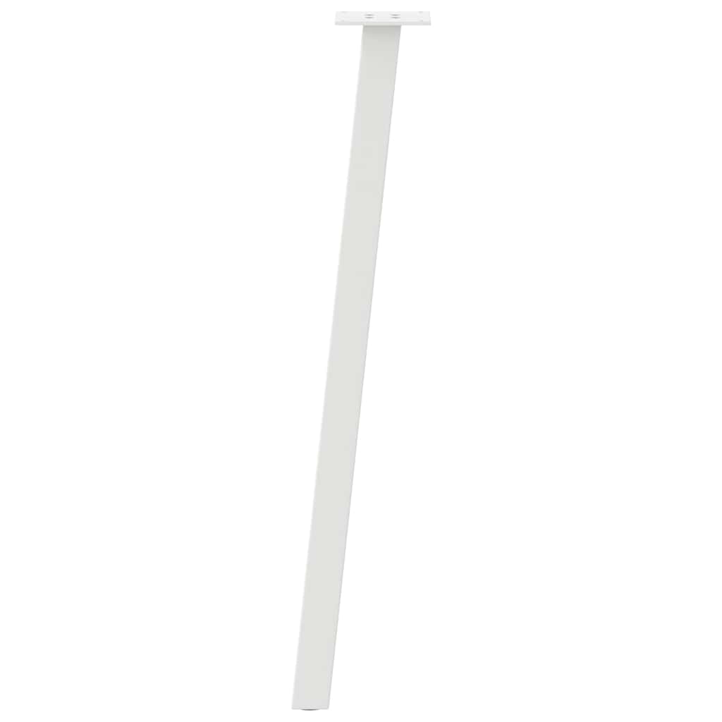 Console Table Legs 4 pcs White 72 cm Steel