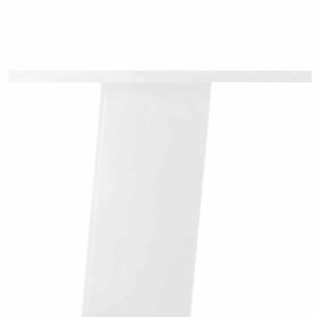 Console Table Legs 4 pcs White 72 cm Steel