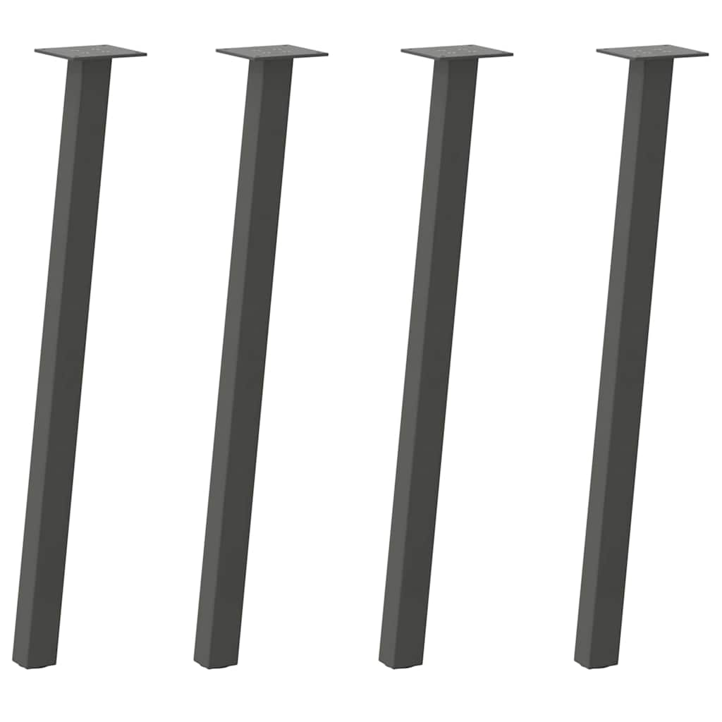 Console Table Legs 4 pcs Anthracite 72 cm Steel