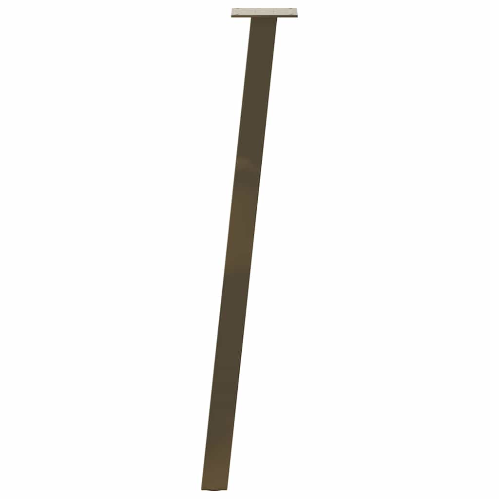 Console Table Legs 4 pcs Natural Steel 72 cm Steel