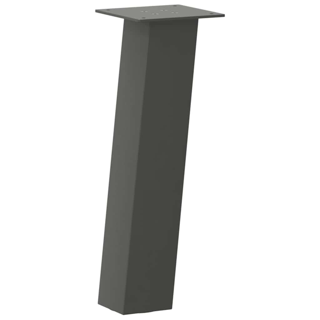 Coffee Table Legs 4 pcs Anthracite 30 cm Steel