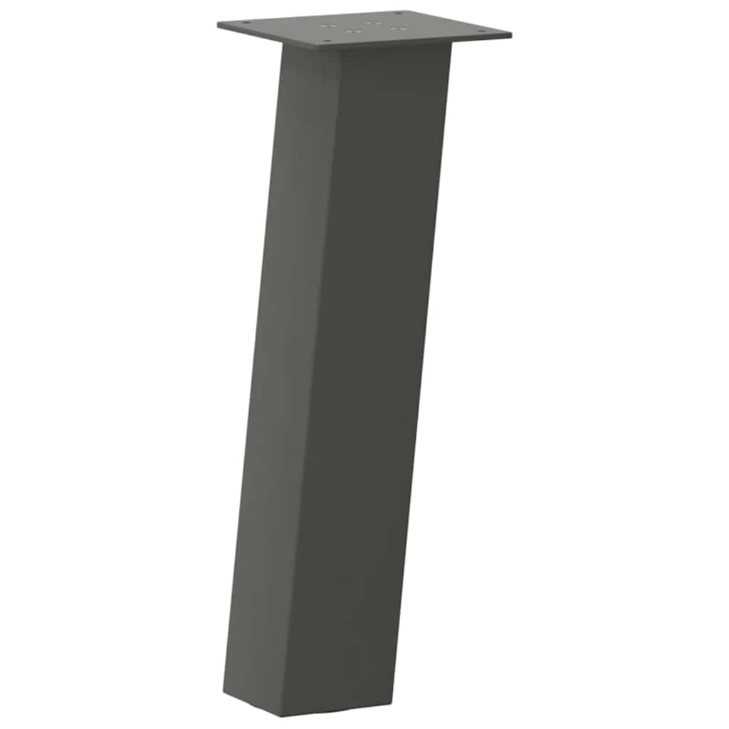 Coffee Table Legs 4 pcs Anthracite 42 cm Steel