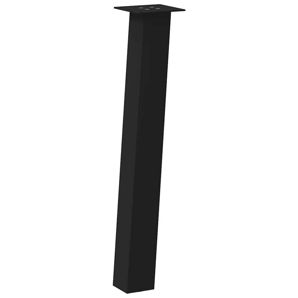 Console Table Legs 4 pcs Black 72 cm Steel