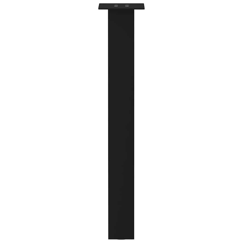 Console Table Legs 4 pcs Black 72 cm Steel