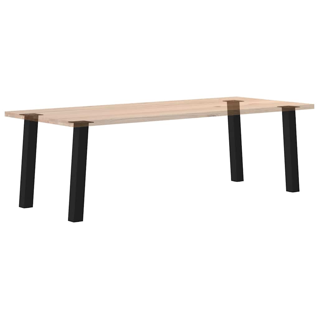 Console Table Legs 4 pcs Black 72 cm Steel