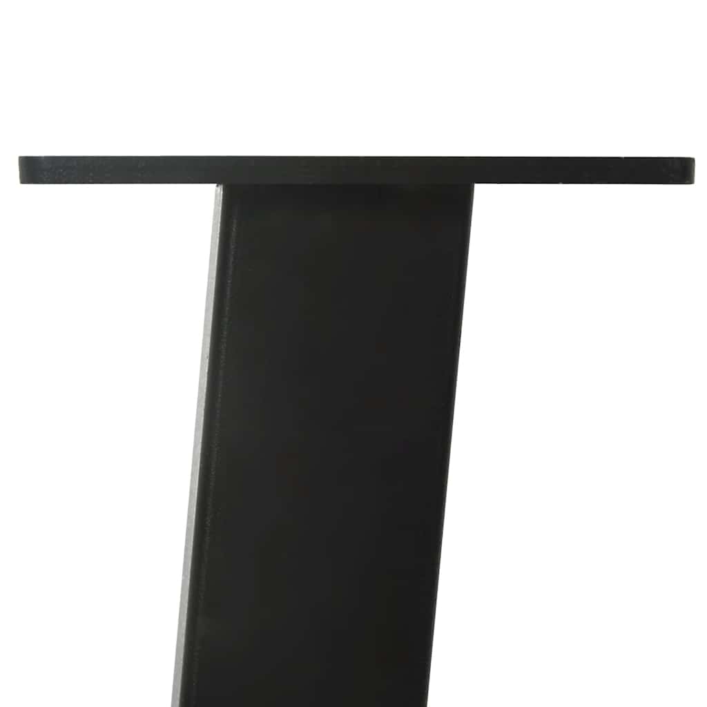 Console Table Legs 4 pcs Black 72 cm Steel