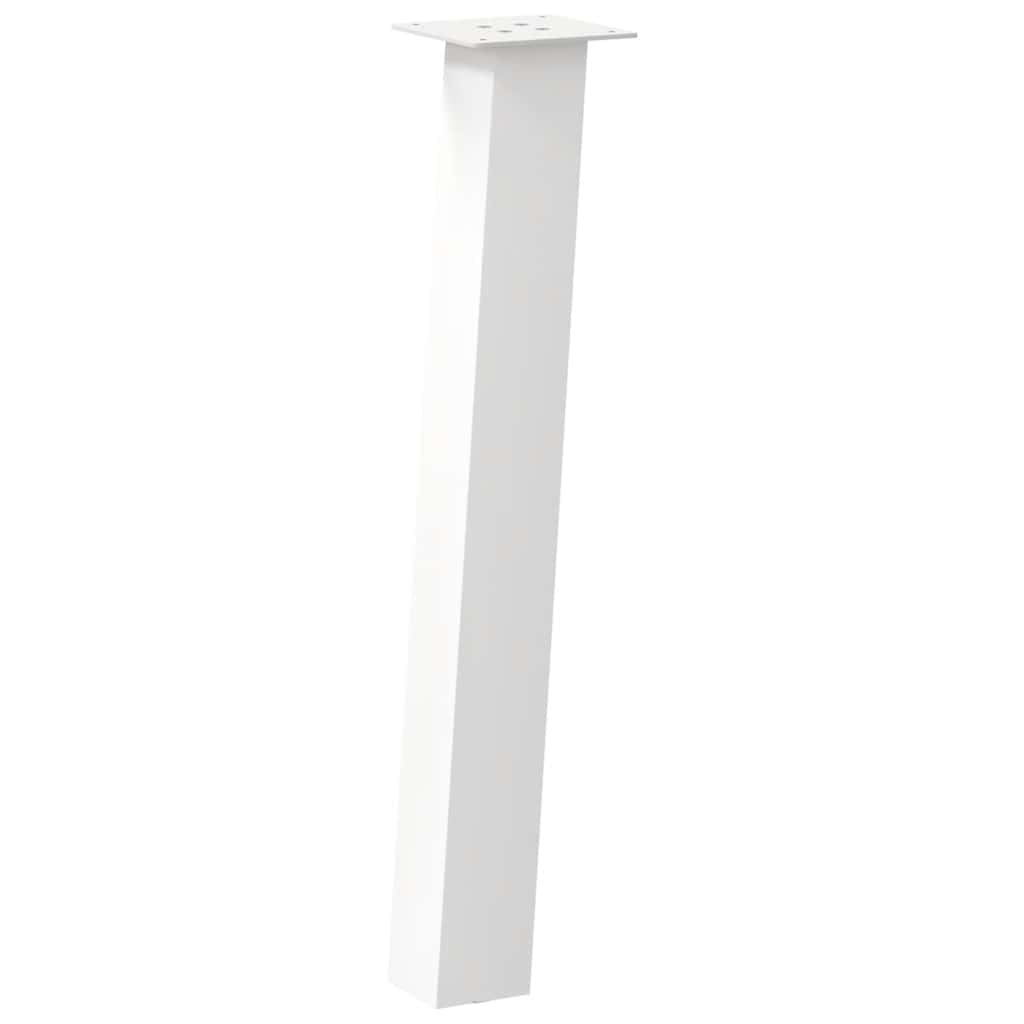 Console Table Legs 4 pcs White 72 cm Steel