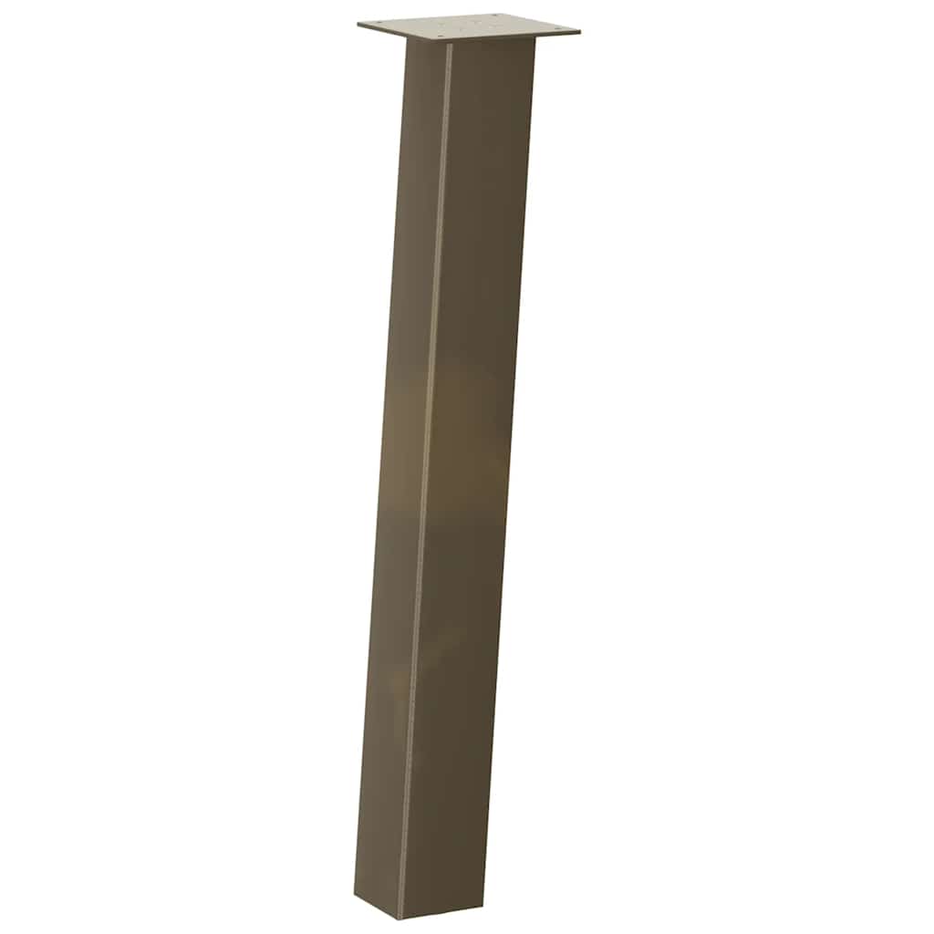 Console Table Legs 4 pcs Natural Steel 72 cm Steel