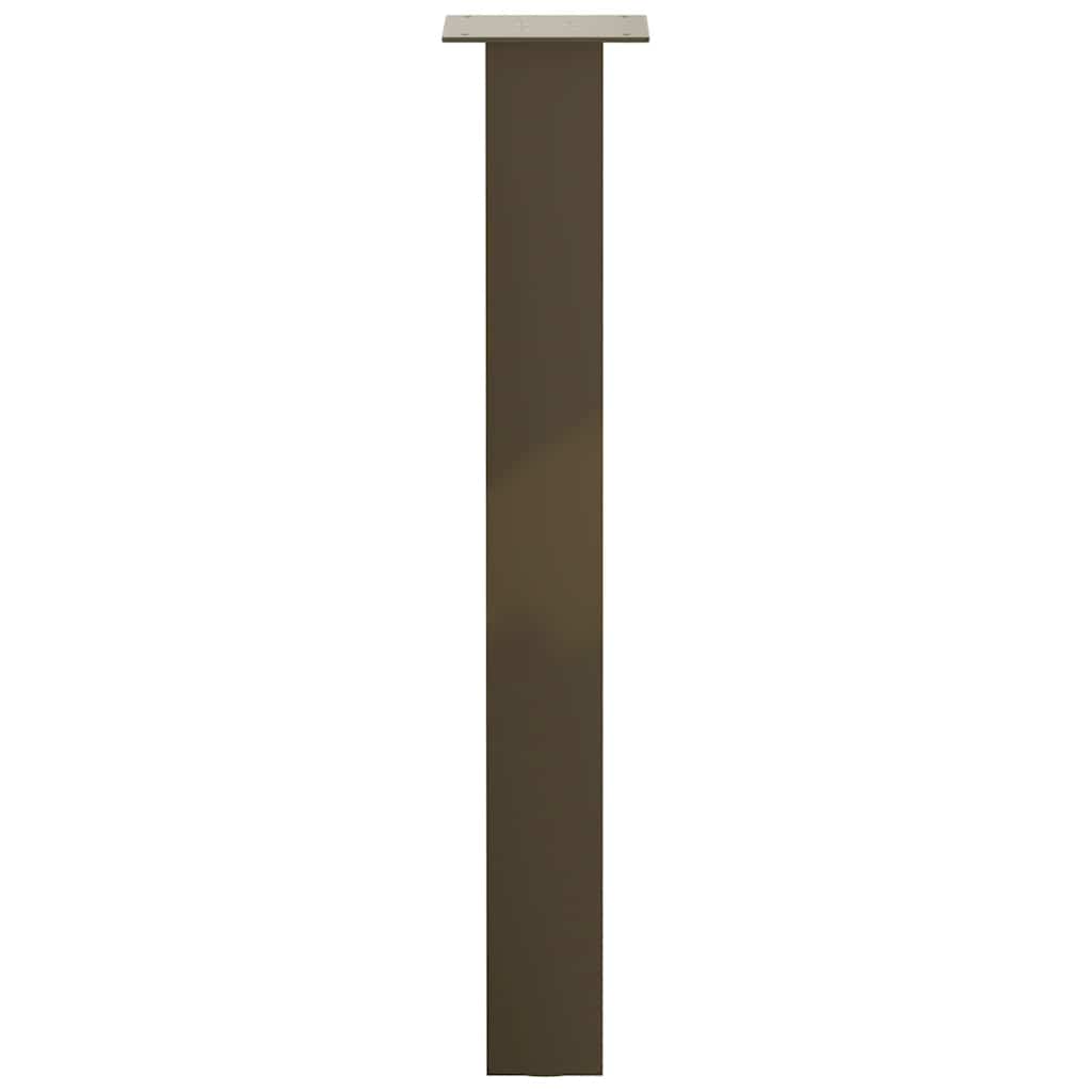 Console Table Legs 4 pcs Natural Steel 72 cm Steel