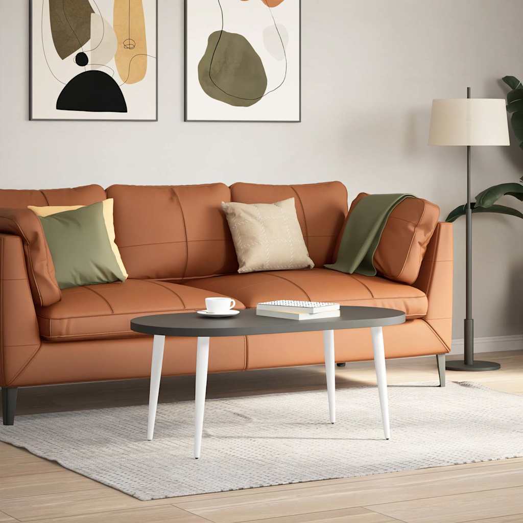 Coffee Table Legs Conical Shape 4 pcs White 42-43 cm Steel