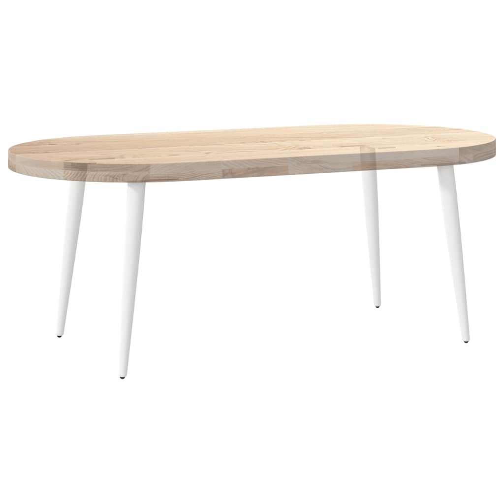 Coffee Table Legs Conical Shape 4 pcs White 42-43 cm Steel