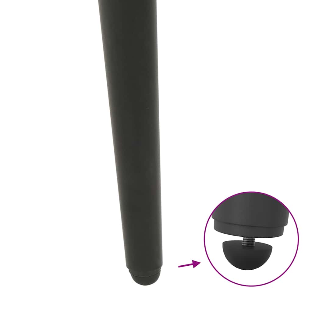 Console Table Legs Conical Shape 4 pcs Anthracite 72-73 cm Steel