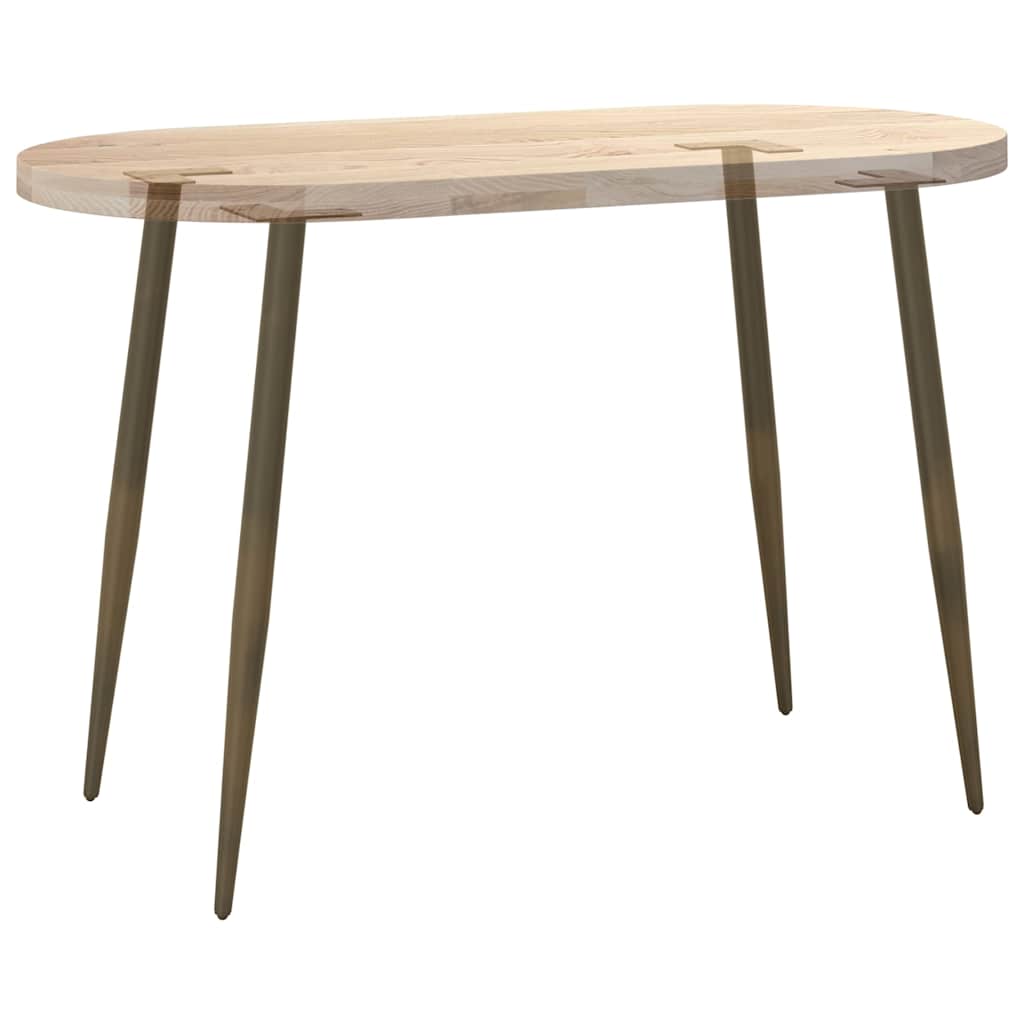 Console Table Legs Conical Shape 4 pcs Natural Steel 72-73 cm Steel