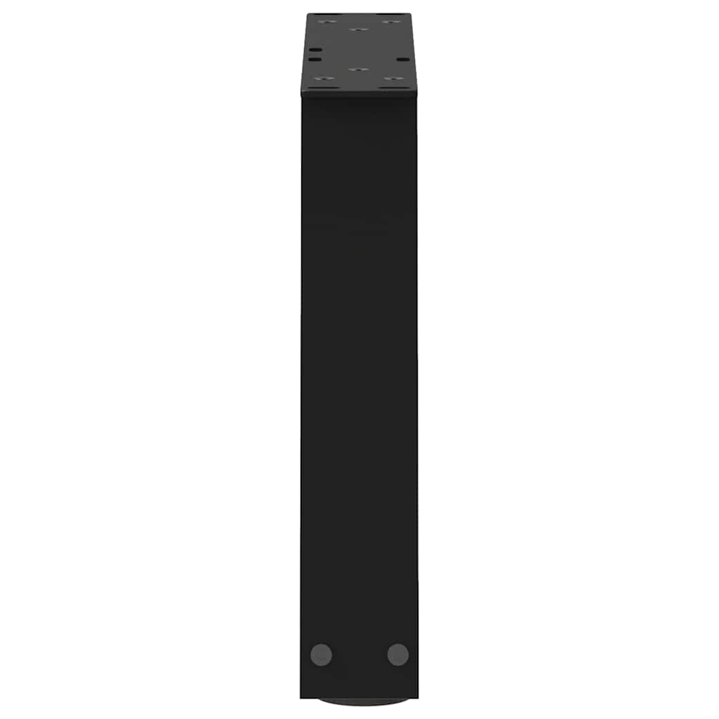 Coffee Table Legs V-Shape 2 pcs Black 30x(30-31.3) cm Steel