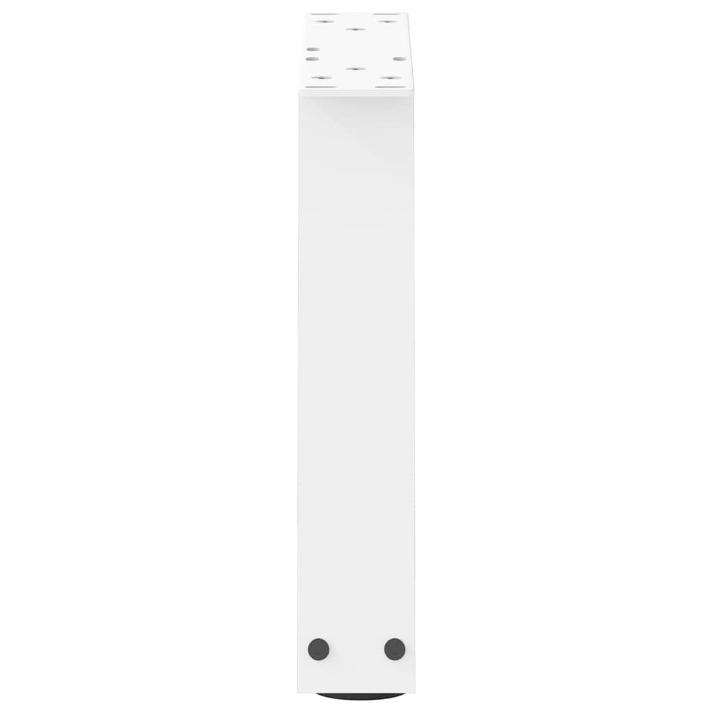 Coffee Table Legs V-Shape 2 pcs White 30x(30-31.3) cm Steel