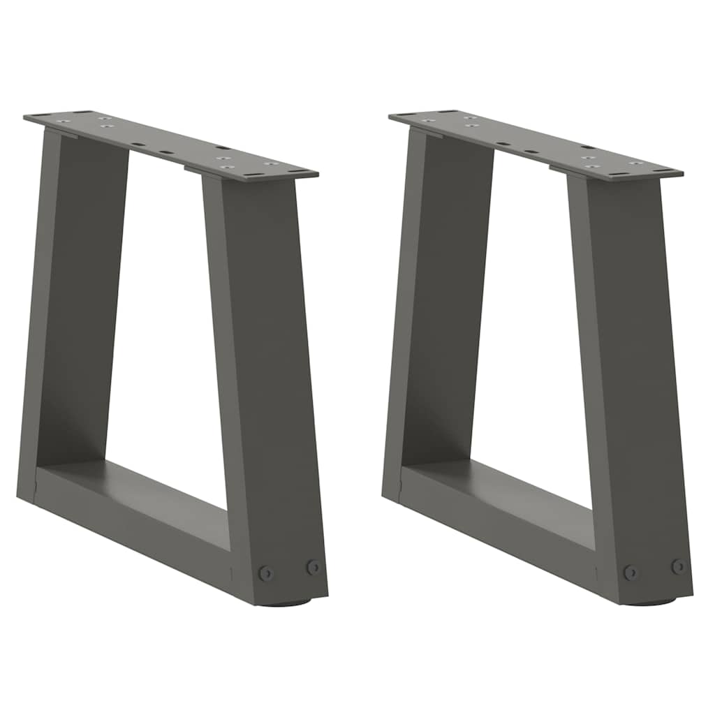 Coffee Table Legs V-Shape 2 pcs Anthracite 30x(30-31.3) cm Steel