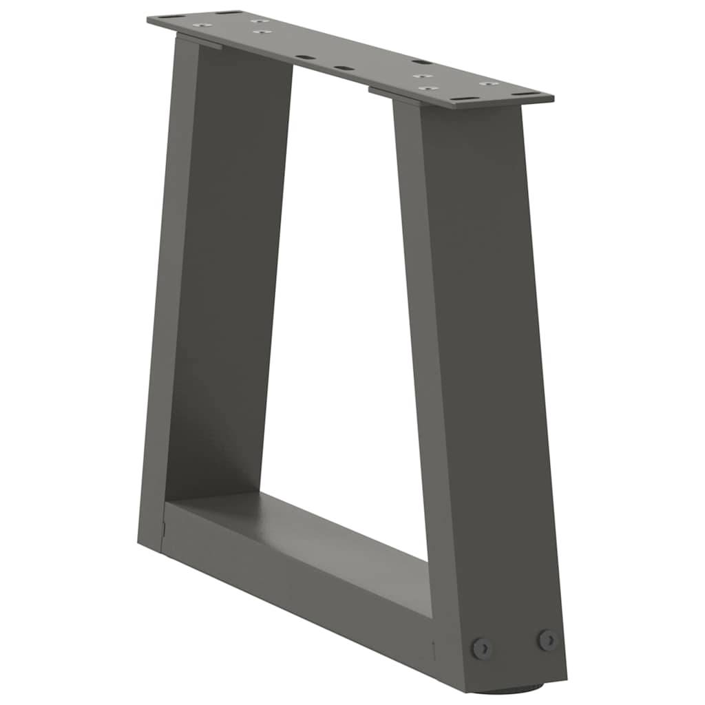 Coffee Table Legs V-Shape 2 pcs Anthracite 30x(30-31.3) cm Steel