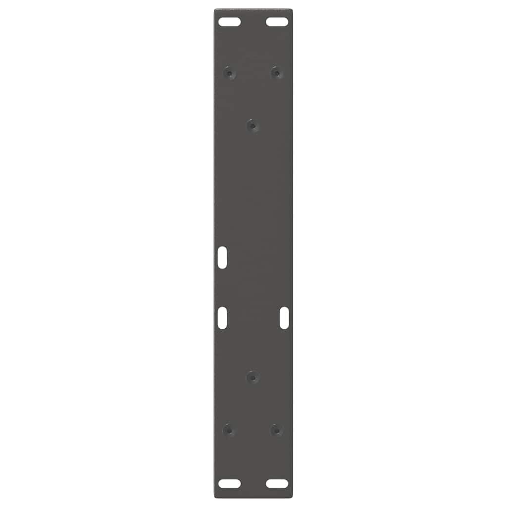 Coffee Table Legs V-Shape 2 pcs Anthracite 30x(30-31.3) cm Steel