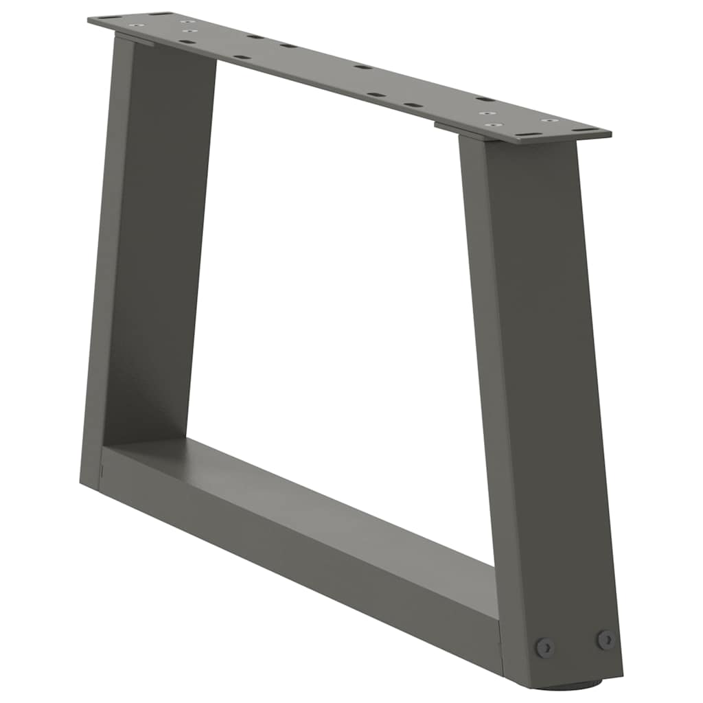 Coffee Table Legs V-Shape 2 pcs Anthracite 50x(30-31.3) cm Steel