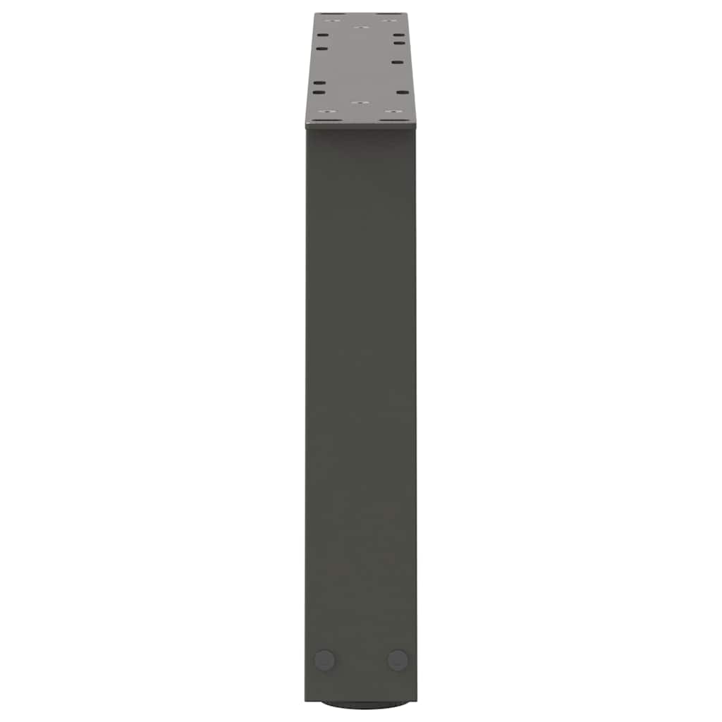 Coffee Table Legs V-Shape 2 pcs Anthracite 50x(30-31.3) cm Steel