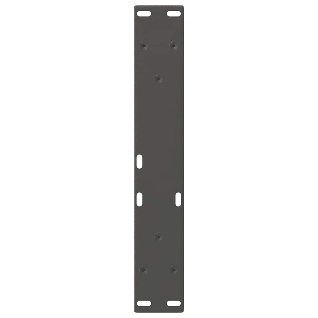 Coffee Table Legs V-Shape 2 pcs Anthracite 28x(42-43.3) cm Steel