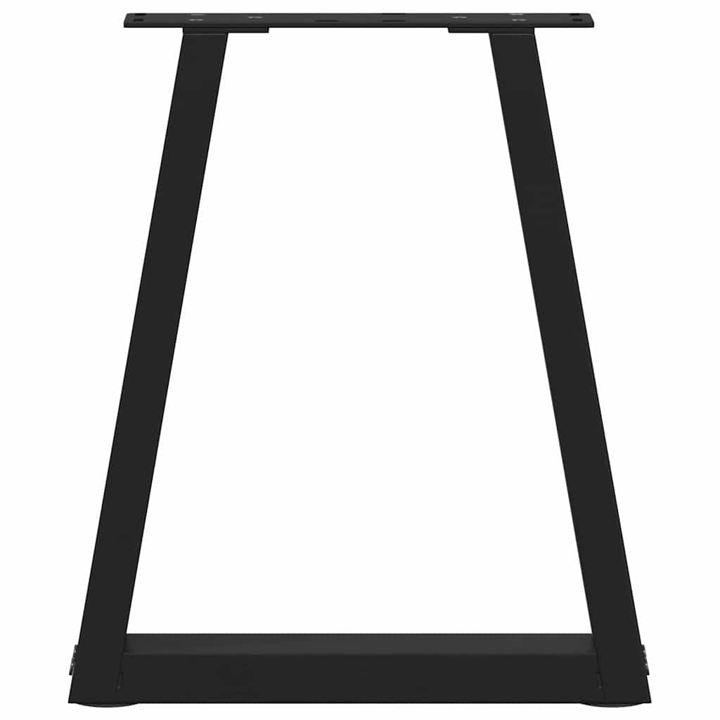 Dining Table Leg | Set of 2 | Black | Powder-Coated Steel