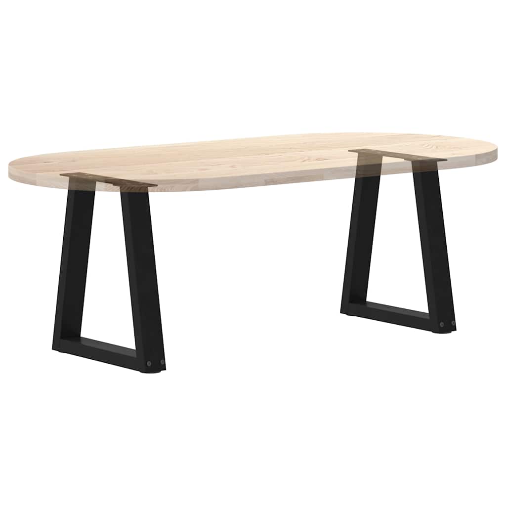 Dining Table Leg | Set of 2 | Black | Powder-Coated Steel