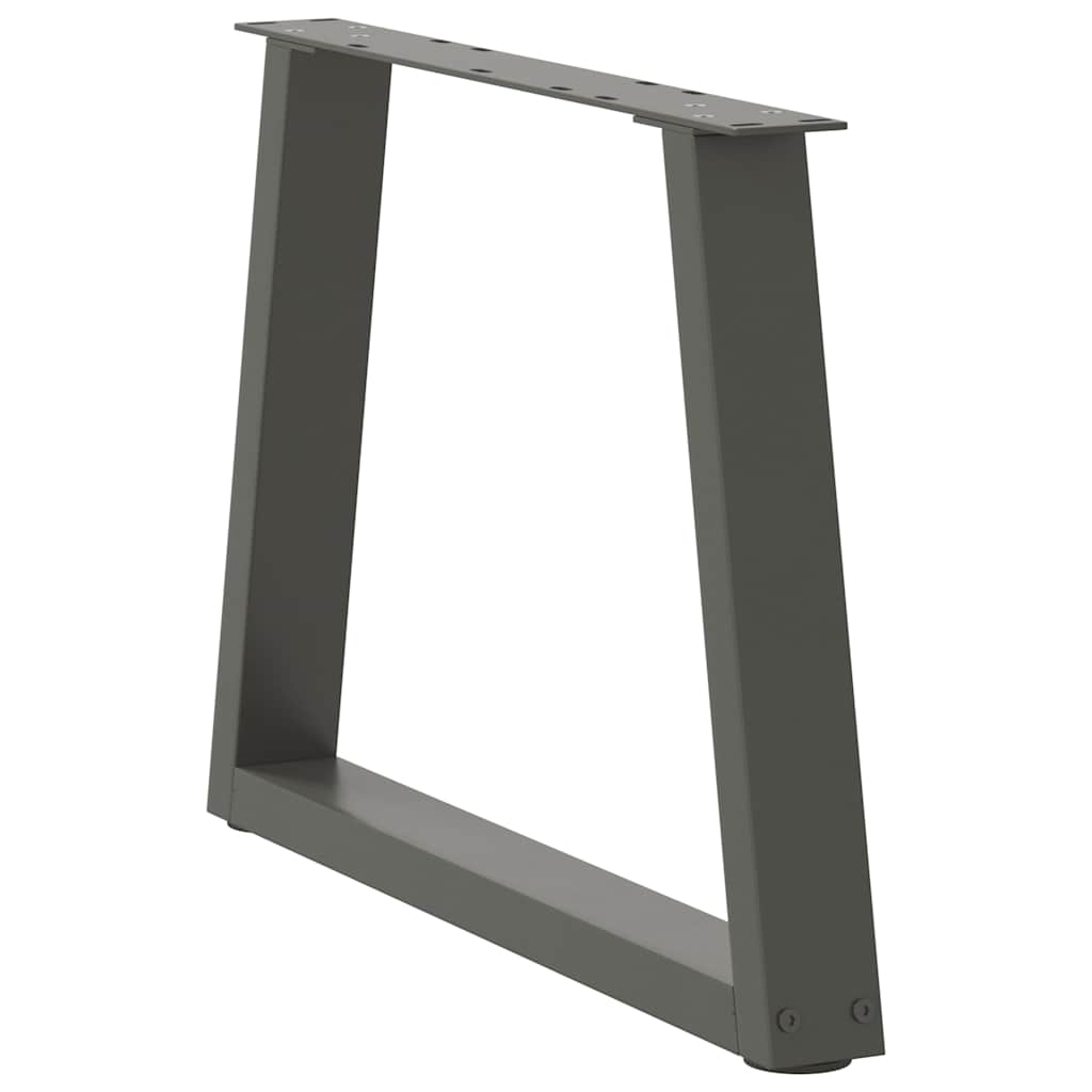 Coffee Table Legs V-Shape 2 pcs Anthracite 50x(42-43.3) cm Steel