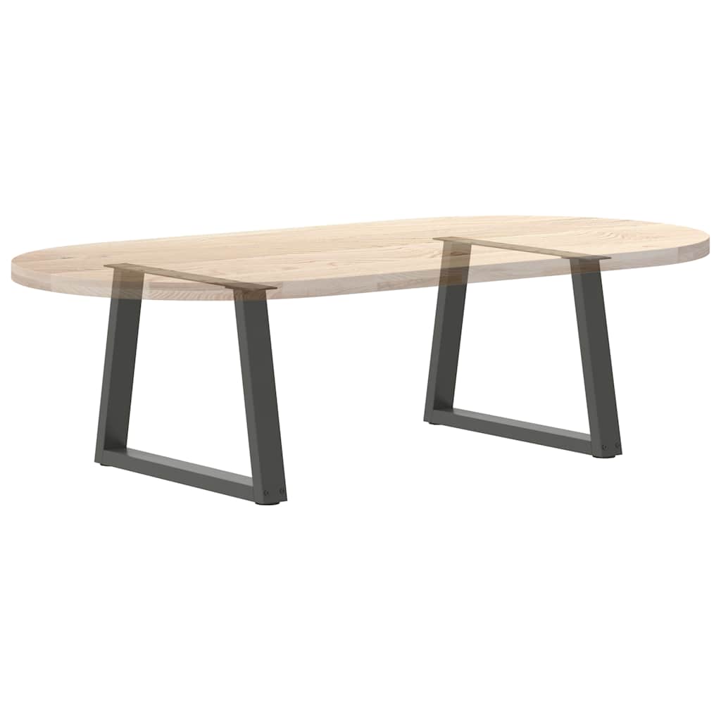 Coffee Table Legs V-Shape 2 pcs Anthracite 50x(42-43.3) cm Steel