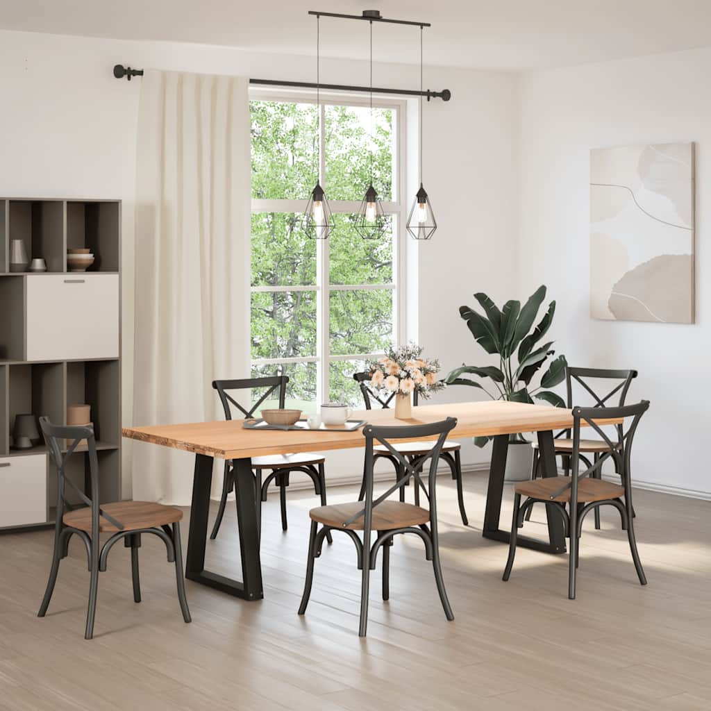 Coffee Table Leg | Set of 2 | Black | Steel | 50 x 72 cm
