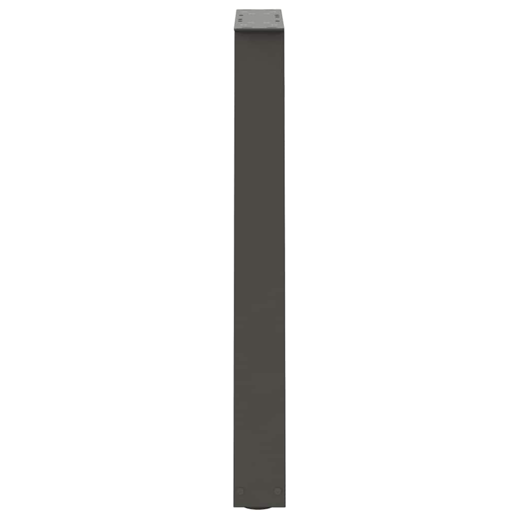 Dining Table Legs V-Shape 2 pcs Anthracite 50x(72-73.3) cm Steel