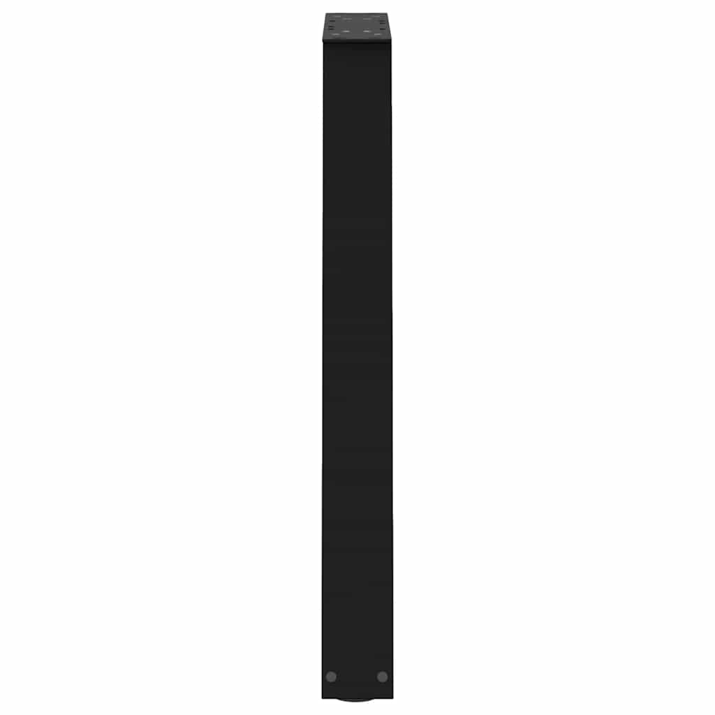 Coffee Table Leg | Set of 2 | Black | Powder-coated steel | 60 cm x 72 cm
