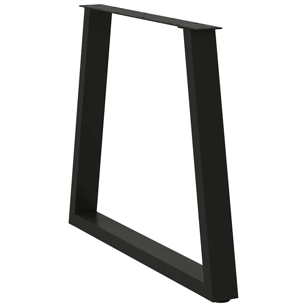 Dining Table Leg | Set of 2 | Black | Powder-coated steel