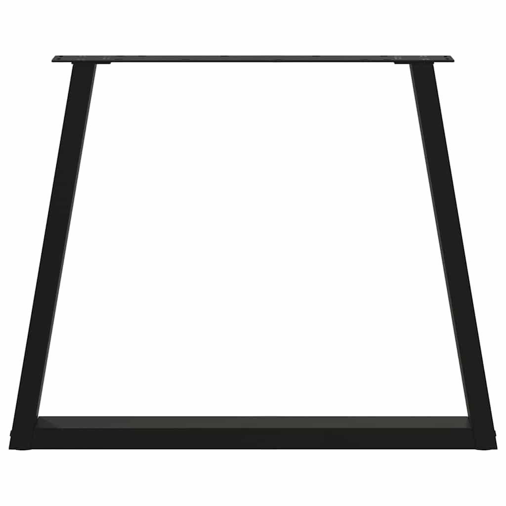 Dining Table Leg | Set of 2 | Black | Powder-coated steel
