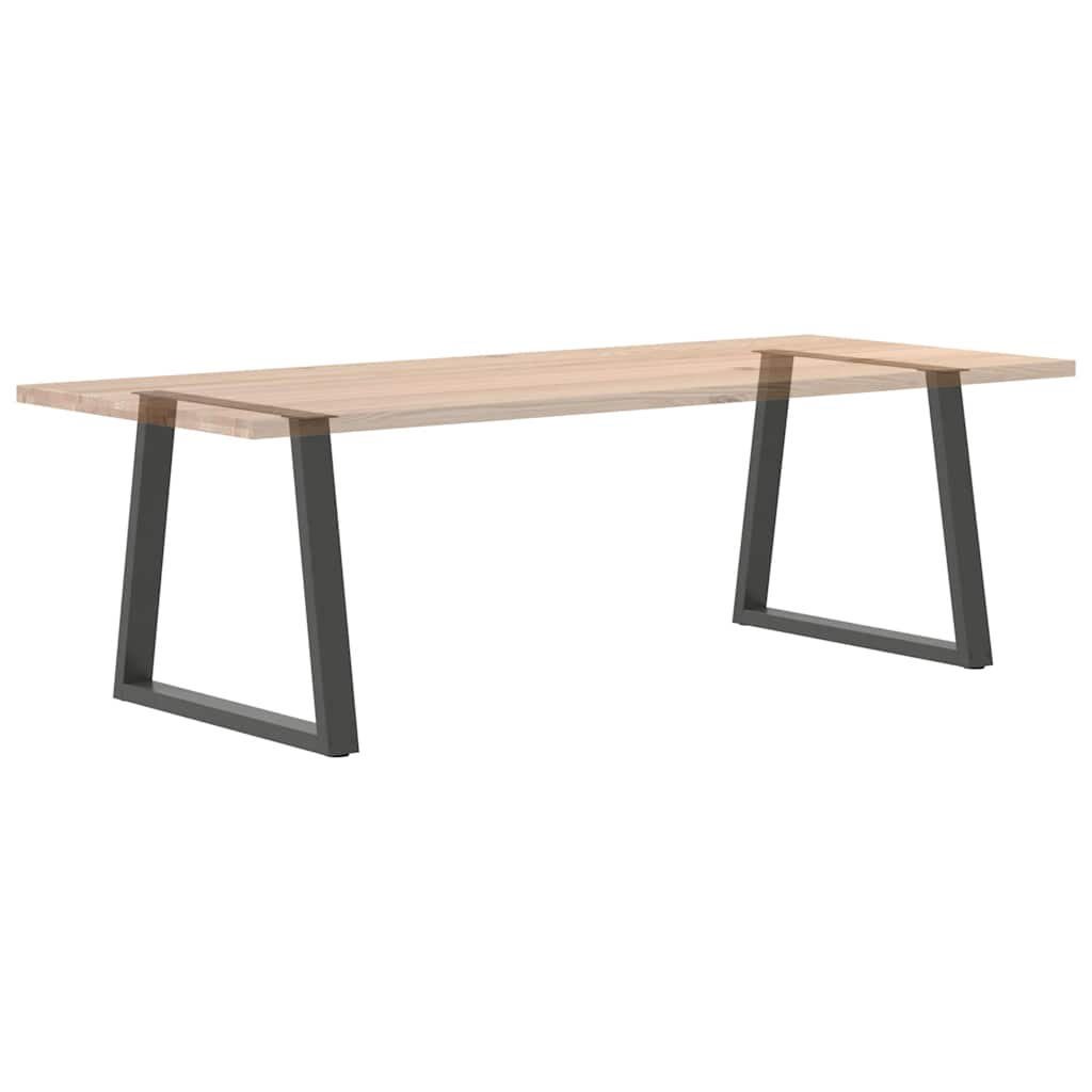 Dining Table Legs V-Shape 2 pcs Anthracite 70x(72-73.3) cm Steel