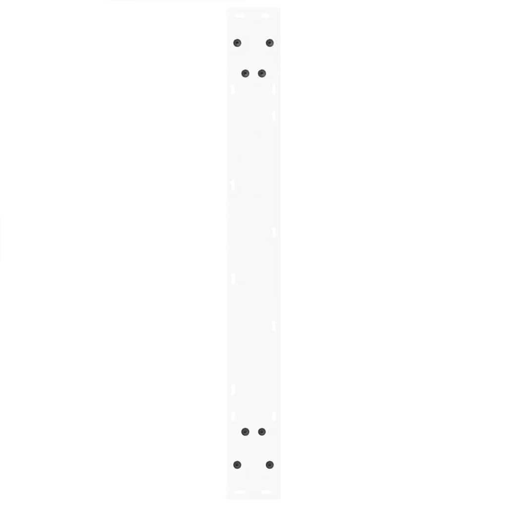 Dining Table Legs V-Shape 2 pcs White 80x(72-73.3) cm Steel