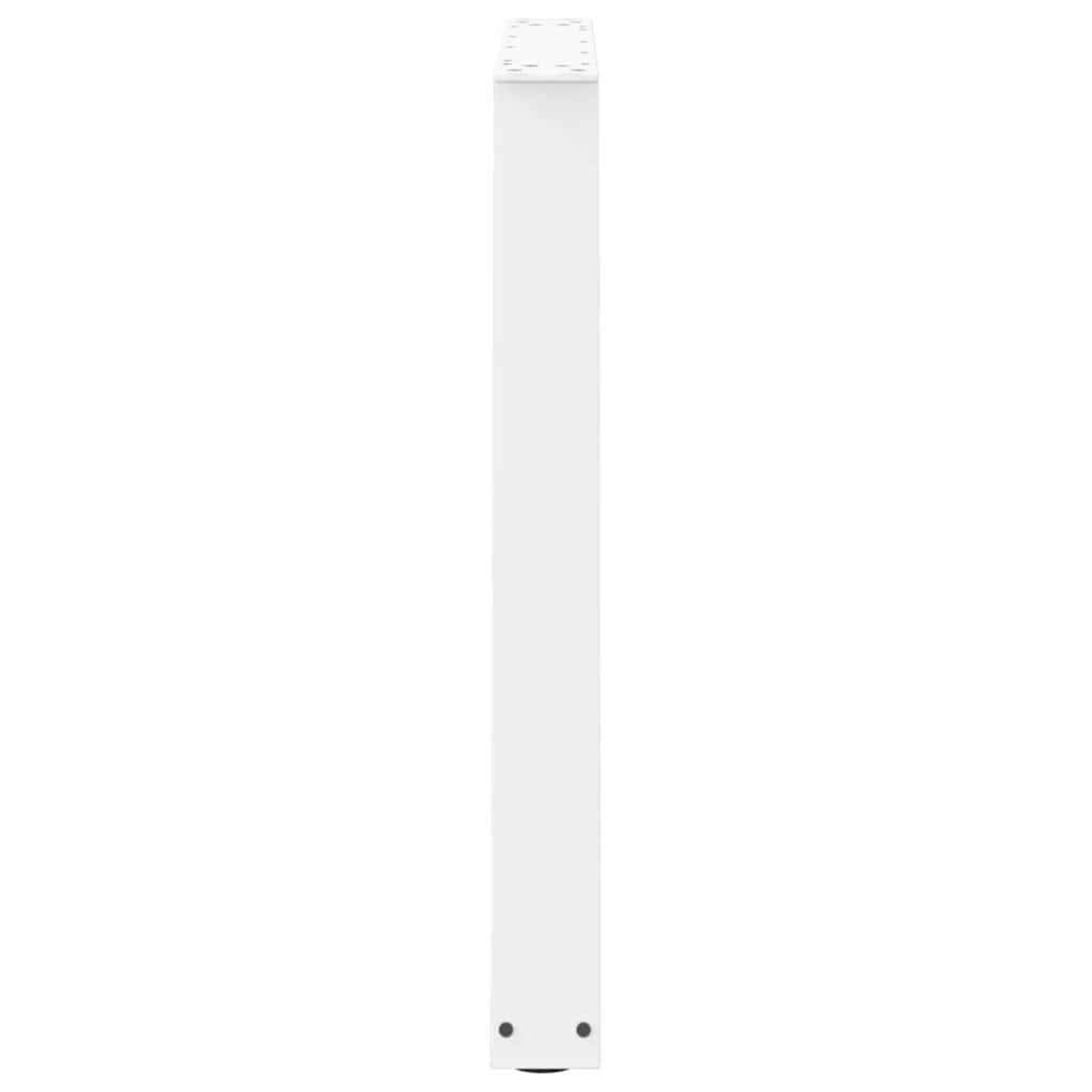 Dining Table Legs V-Shape 3 pcs White 80x(72-73.3) cm Steel