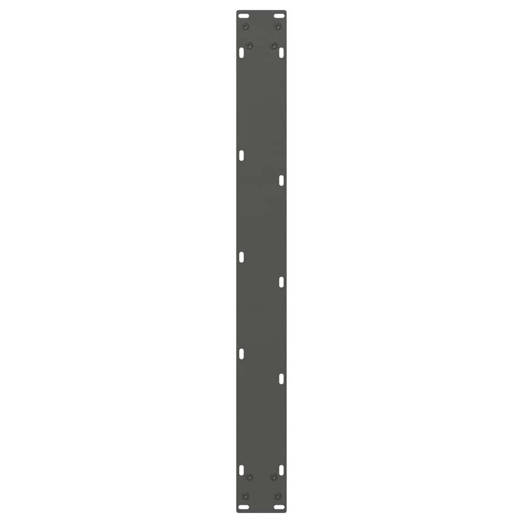 Dining Table Legs V-Shape 3 pcs Anthracite 100x(72-73.3) cm Steel