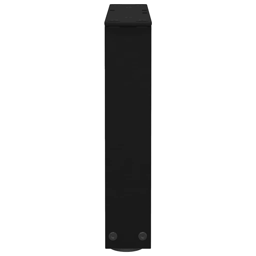 Coffee Table Legs V-Shape 2 pcs Black 30x(30-31.3) cm Steel