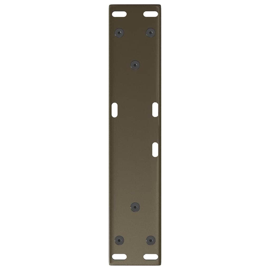 Coffee Table Legs V-Shape 2 pcs Natural Steel 30x(30-31.3) cm Steel