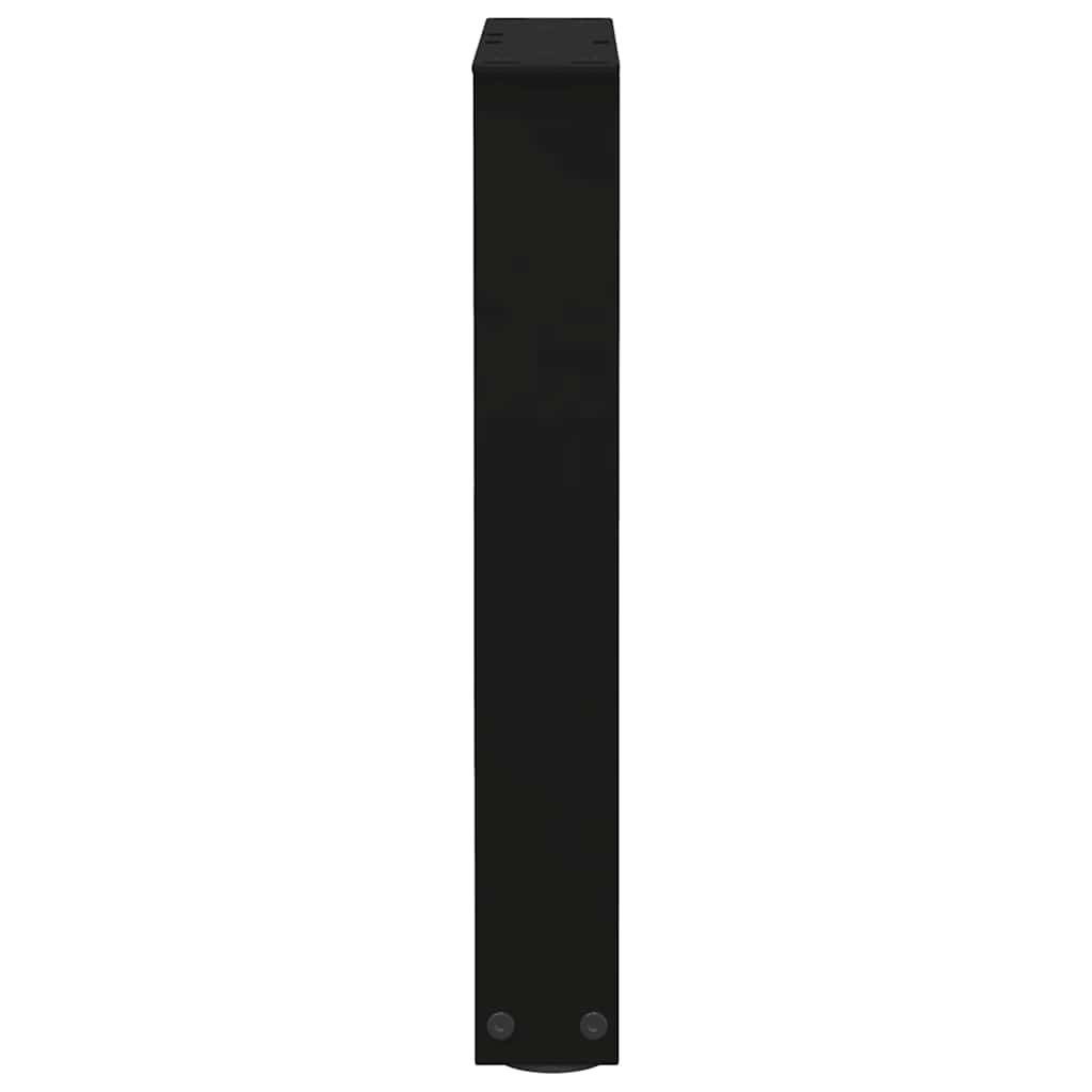 Coffee Table Legs V-Shape 2 pcs Black 28x(42-43.3) cm Steel