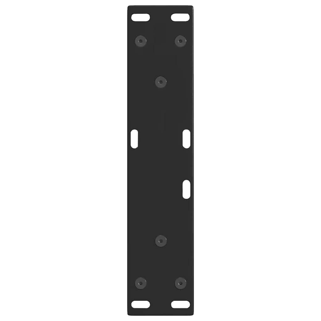 Coffee Table Legs V-Shape 2 pcs Black 28x(42-43.3) cm Steel