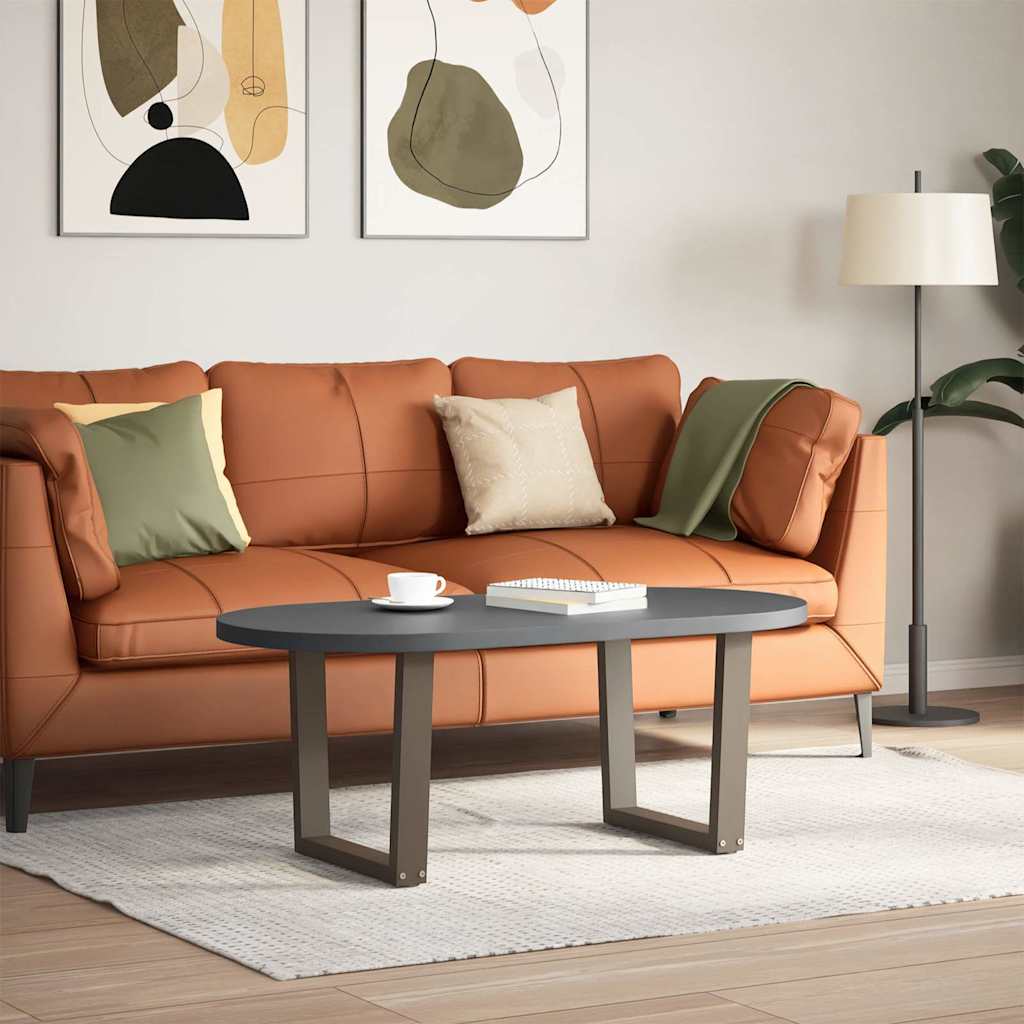 Coffee Table Legs V-Shape 2 pcs Natural Steel 50x(42-43.3) cm Steel