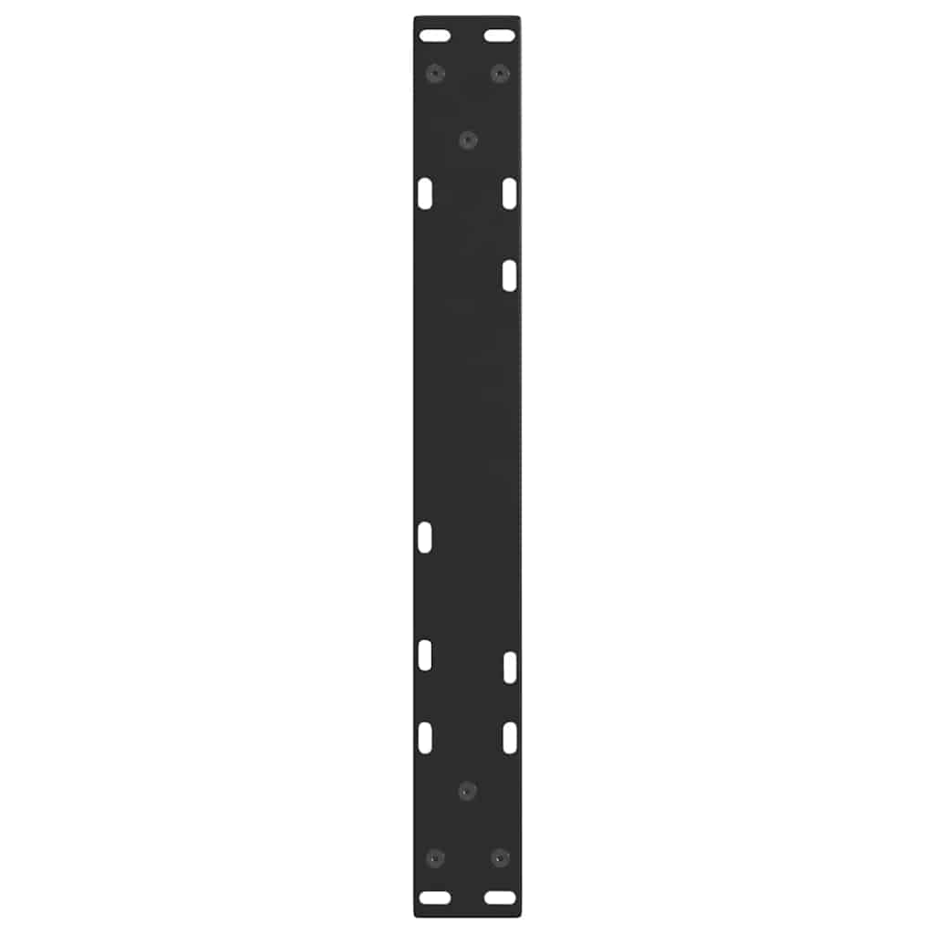 Coffee Table Legs V-Shape 2 pcs Black 60x(42-43.3) cm Steel