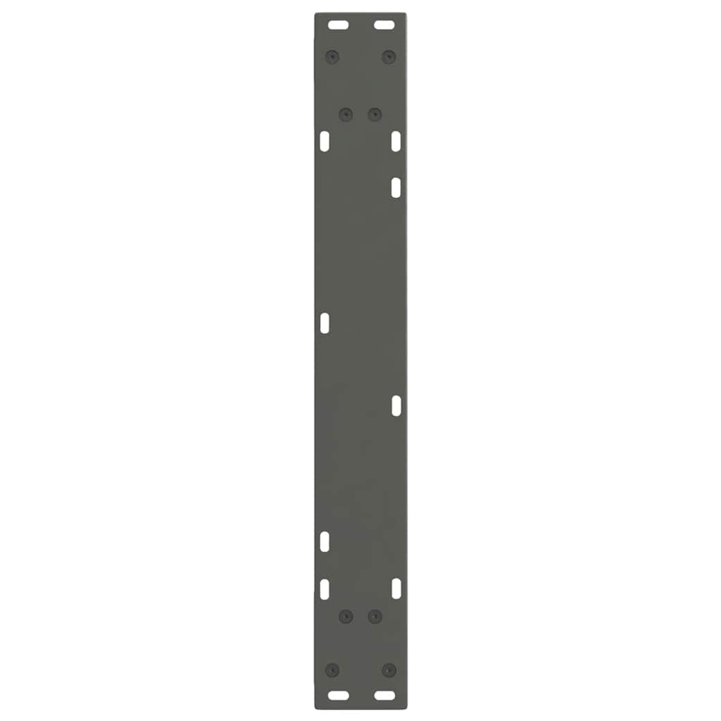 Dining Table Legs V-Shape 2 pcs Anthracite 60x(72-73.3) cm Steel
