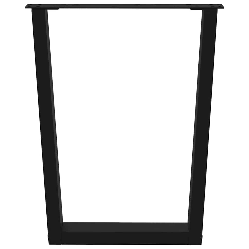 Dining Table Leg | Black | Powder-coated steel | Medium